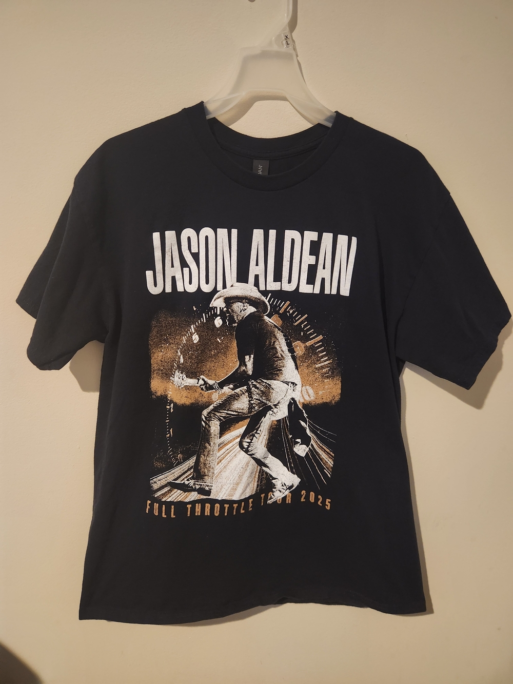 Jason Aldean Full Throttle Tour Short Sleeve Concert T-Shirt  Mens Size Large